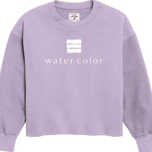 Load image into Gallery viewer, Lilac Reverse Fleece Oversized Midi Crew