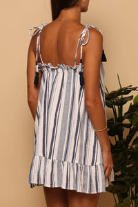 Sailor Stripe Summer Mini Dress