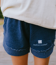 Load image into Gallery viewer, Navy Poncho Short