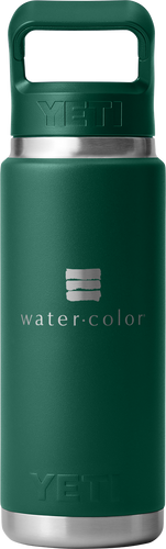 Green 26oz Straw Bottle