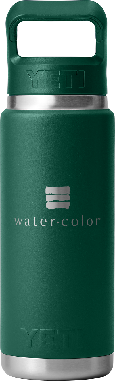 Green 26oz Straw Bottle