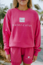 Load image into Gallery viewer, Raspberry Fleece Poncho Pullover