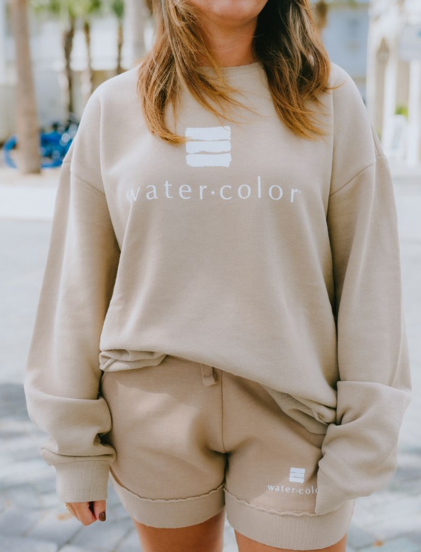 Sand Fleece Poncho Pullover