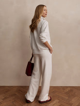 Load image into Gallery viewer, Ivory Marl - Hawley Half Zip Sweat