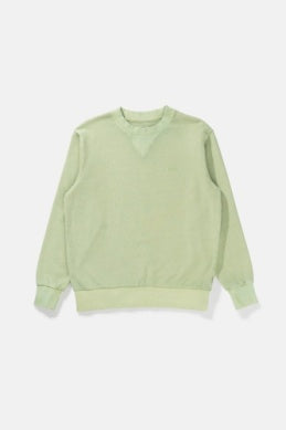 Pistachio Overdyed Terry Crew