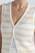 Load image into Gallery viewer, Sol Stripe Longline Vest