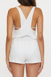 White Mykonos Romper