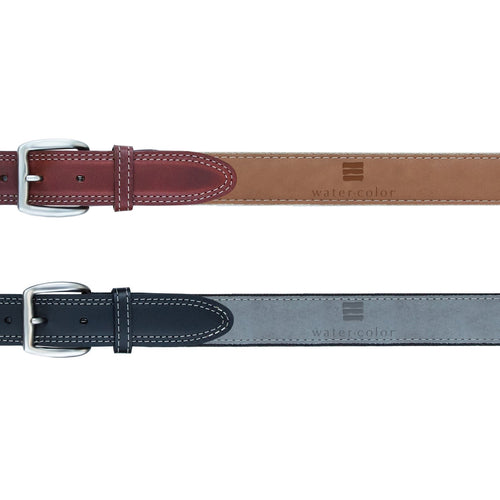 Men's Gray Embossed Belt