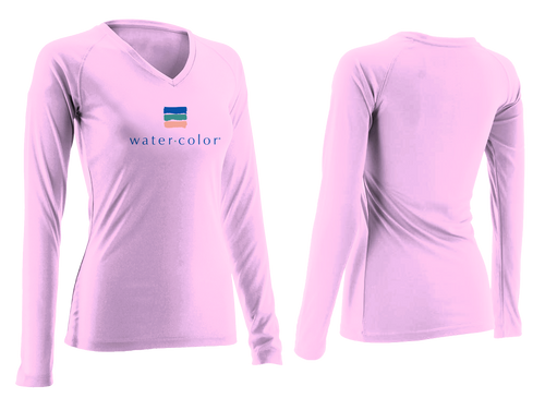 Women's Pink LS SPF Tee